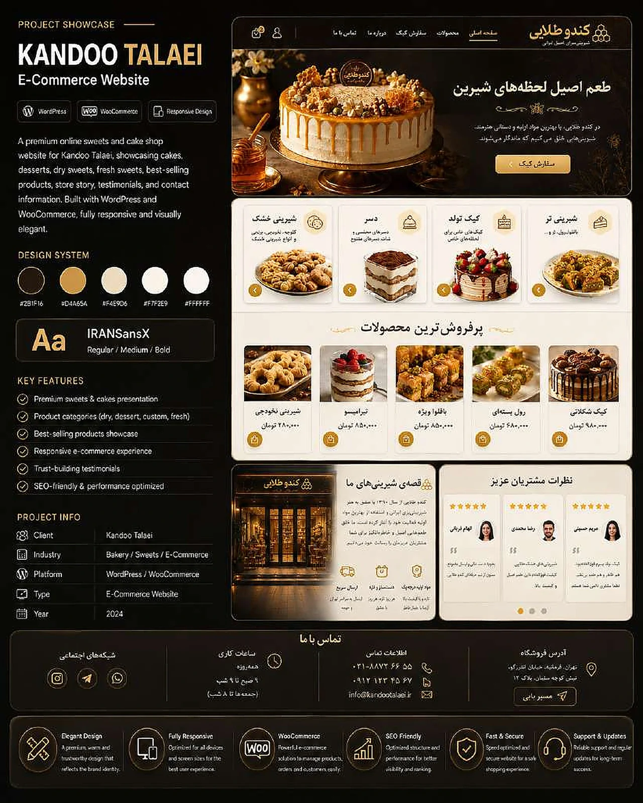 Kandoo Talaei responsive website design displayed on desktop and mobile devices